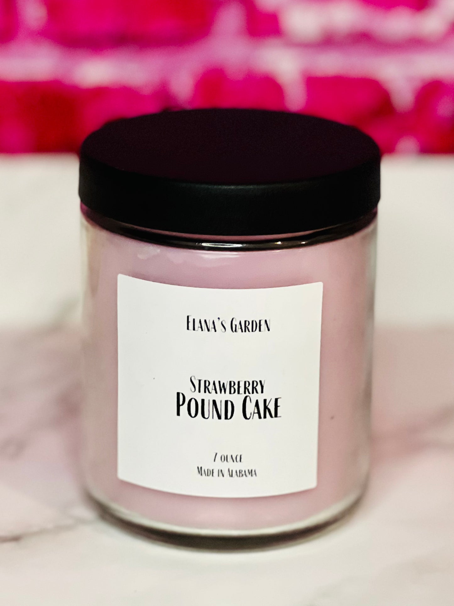 Strawberry Pound Cake Candle