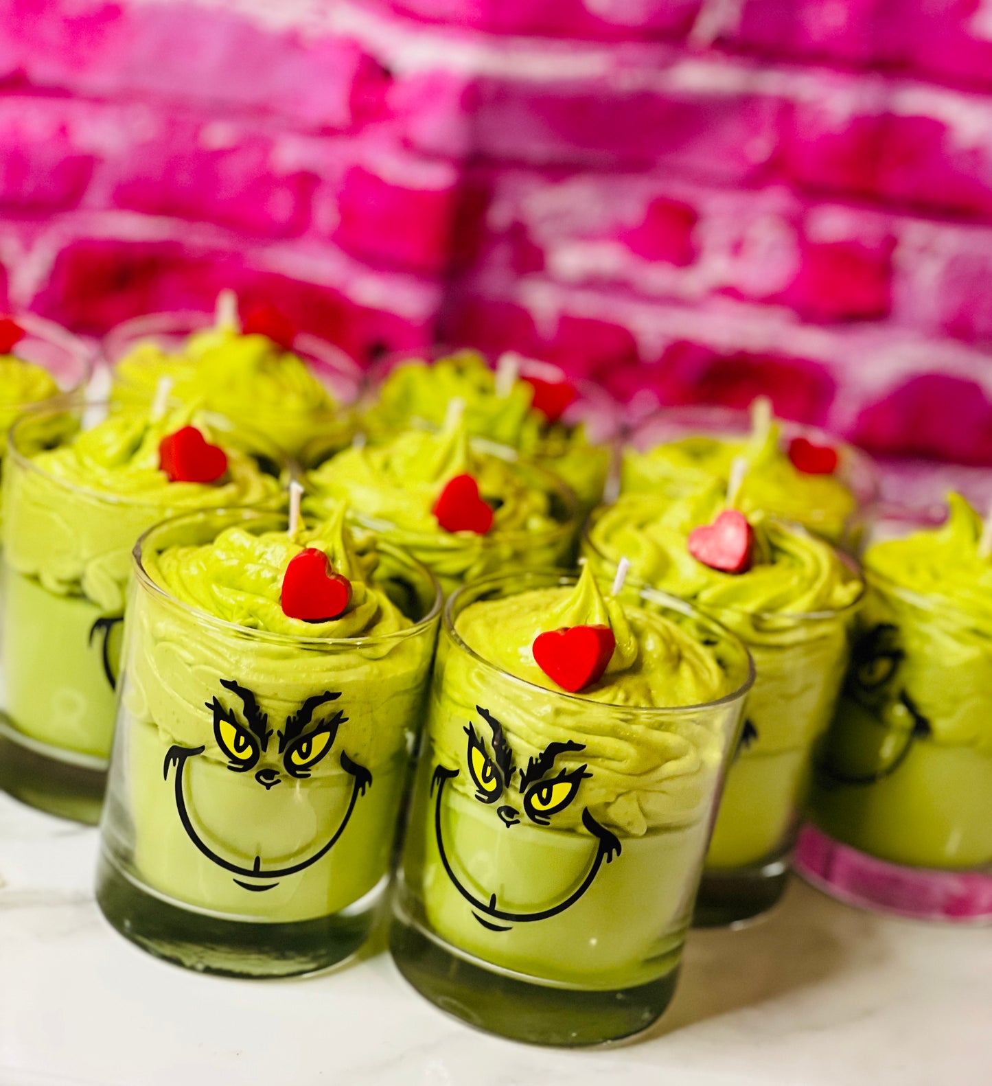 Grinch Candle